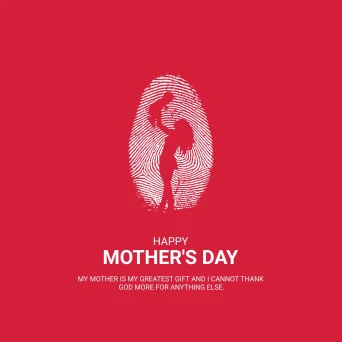طراحی وکتور کارت پستال تبریک روز مادر