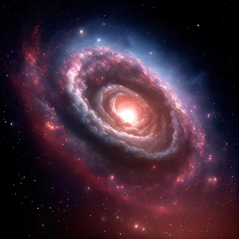 تصویر سحابی ستاره در اعماق آسمان در شب جهان زیبا و کهکشان ها
