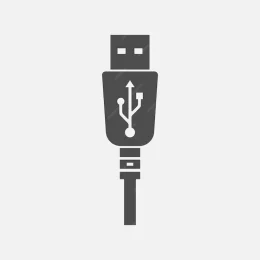 وکتور تصویر نماد پلاگین شارژ USB